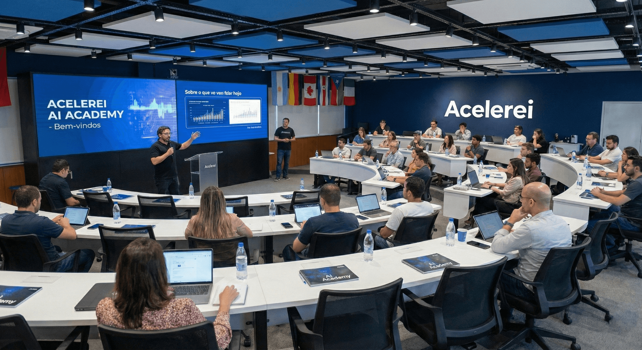 Sala de aula da Acelerei